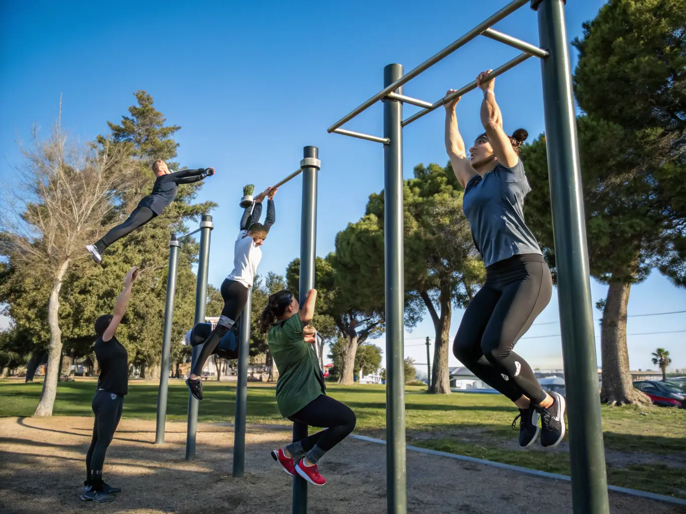 A dynamic image of participants engaged in a strength training session, highlighting the intensity and effectiveness of the Strength Training Program.